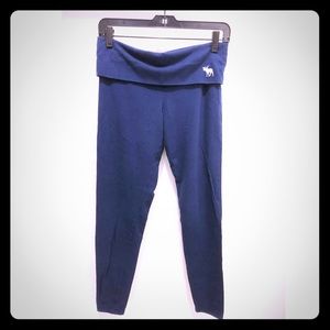 Blue A&F Cotton Legging